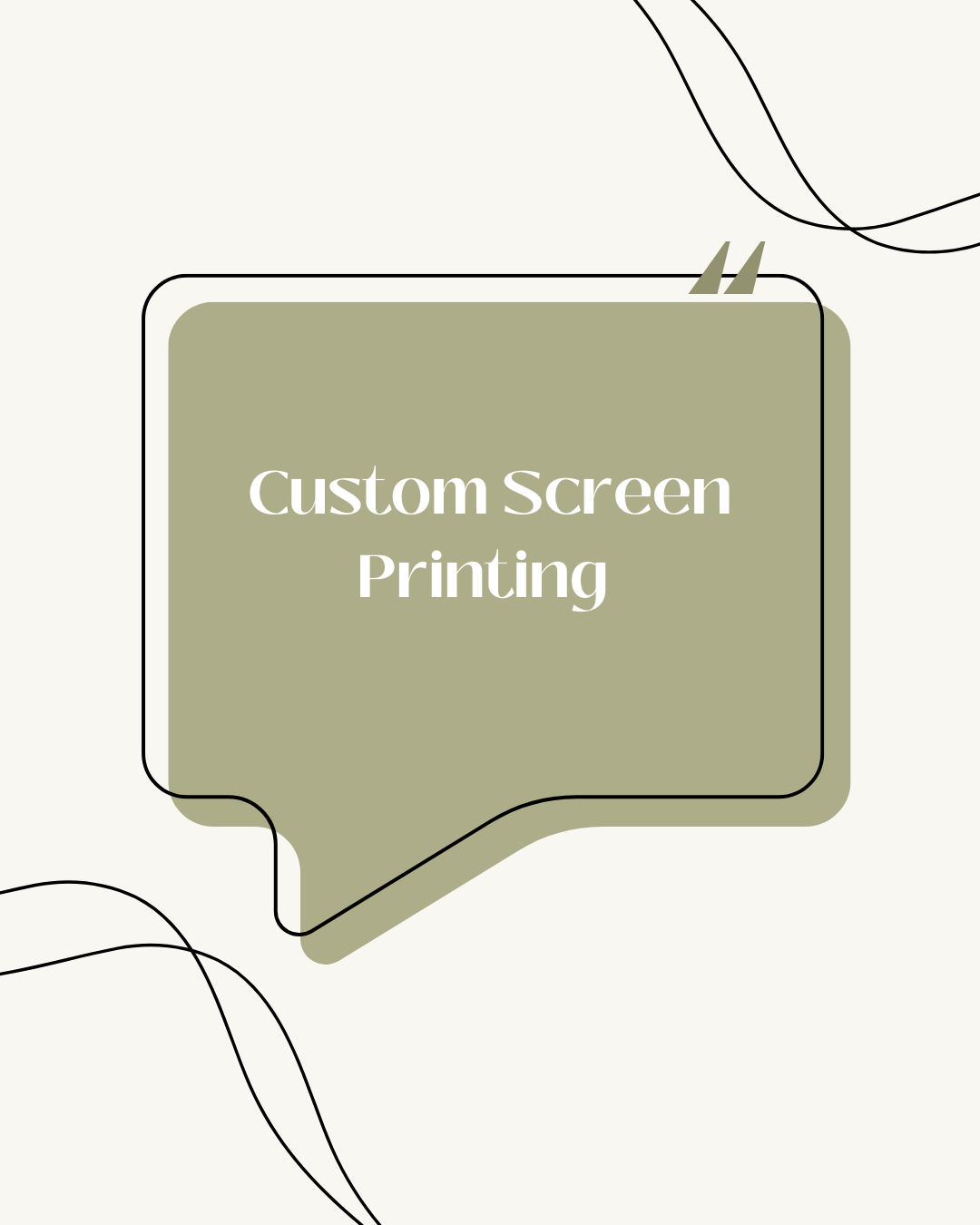Custom Screen Printing Quote