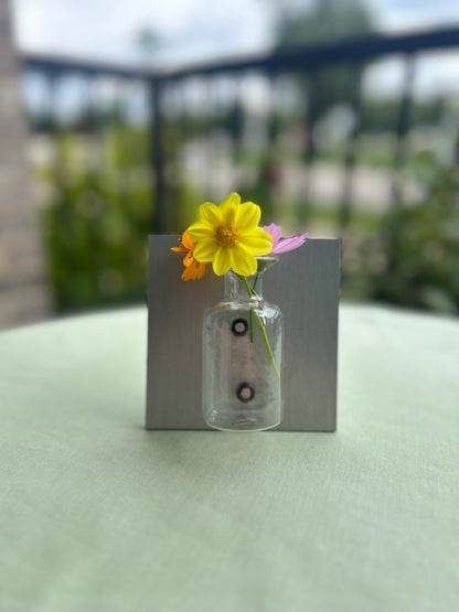 Magnetic Bud Vase and Frame